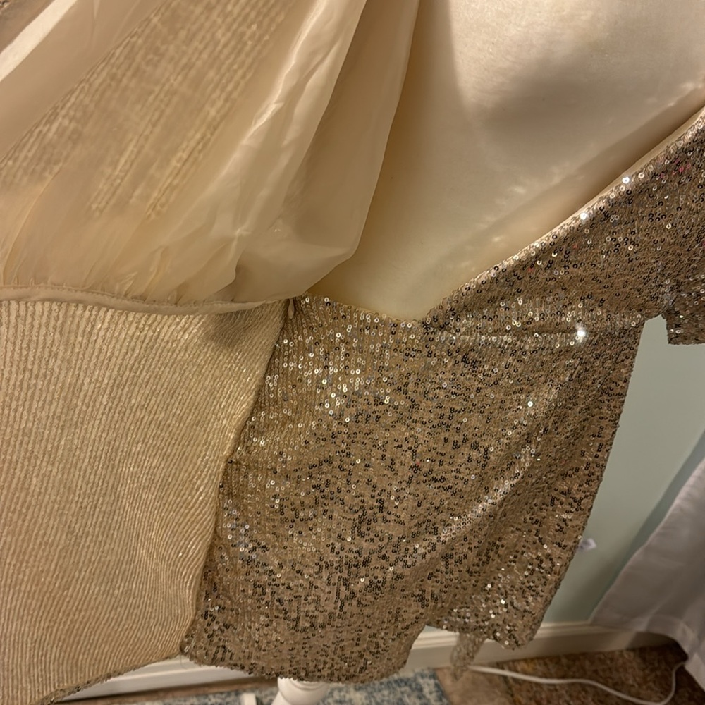 Sequin crossover romper / dress NWT - Picture 5 of 7